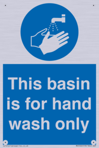Basin for hand wash only